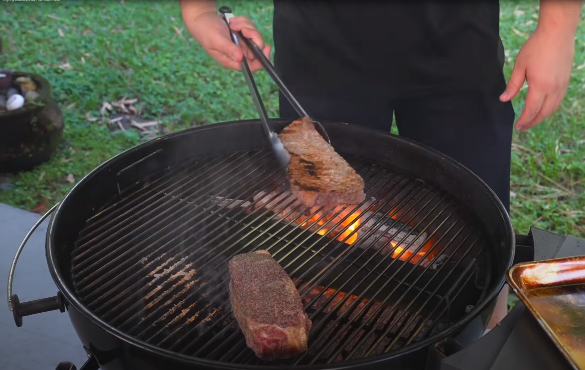 grilling time for steak tips