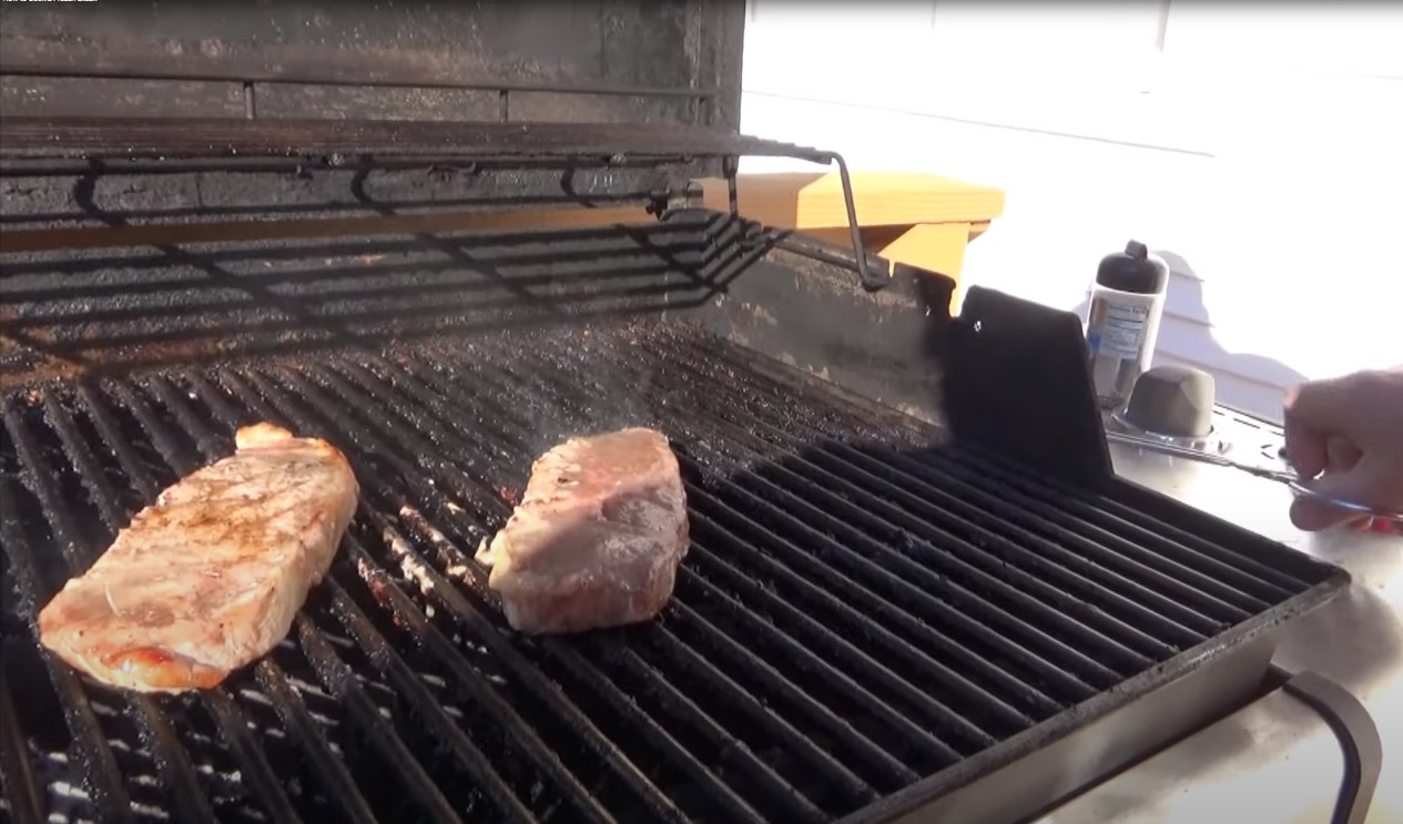 how to grill frozen steak